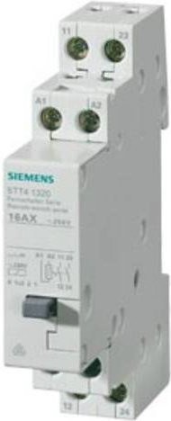 Siemens Fernschalter Hutschiene 5TT4132-3 in Weiß mit 2 Schließern 250V 16A - Bild 1
