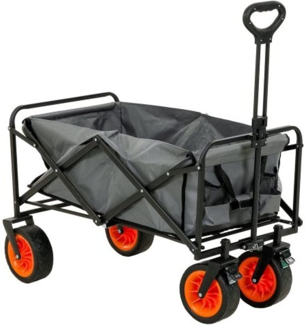 Outdoor-Bollerwagen mit 4 Rädern, platzsparend klappbar und vielseitig einsetzbar - Bild 1