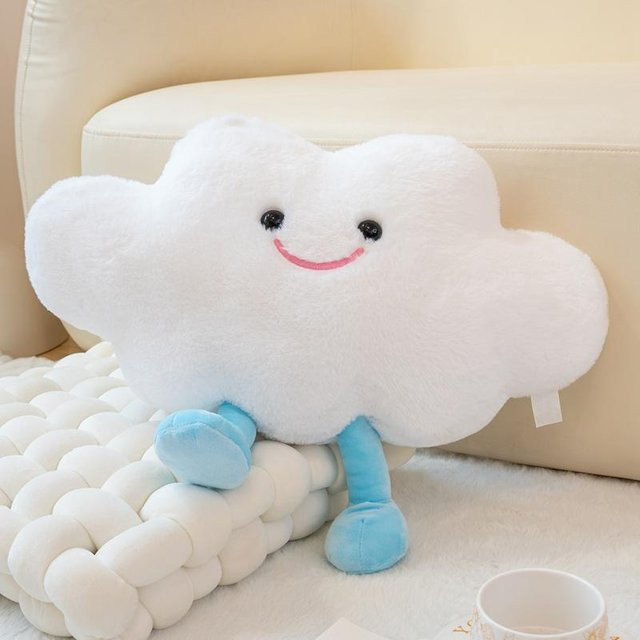 GDzaccly Mond und Wolke Kuscheltiere, Gelb, Weiß - Bild 1