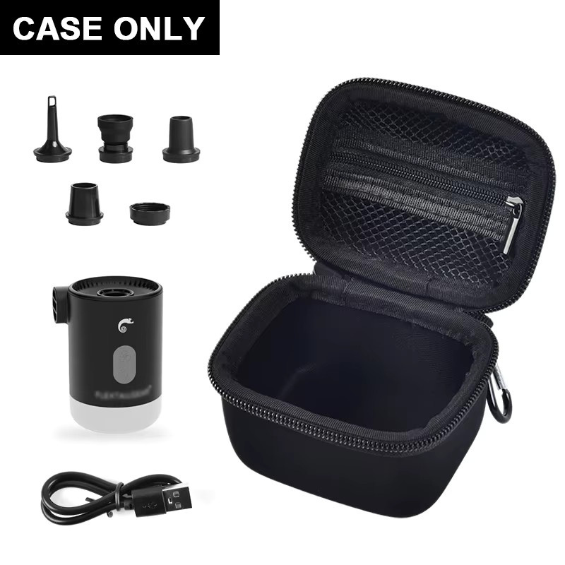 Tragbare EVA-Netztasche zur Aufbewahrung für FLEXTAILGEAR Mini MP2 Pro Max und ETENWOLF AIR 3 Tiny Pumpen in Schwarz und Orange - Bild 2