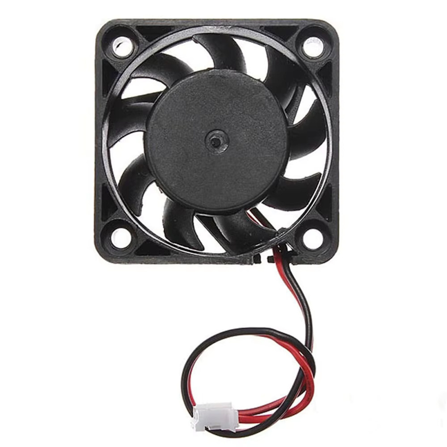 OULLX Lüfter 5010 DC 12 V mit 3-poliger Schnittstelle in Schwarz, B/T/H: 50 x 50 x 10 mm - Bild 1