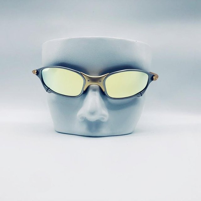 Yiran glasses B2-7 Sonnenbrille, Metall, Vollrand, oval, Unisex, silver - Bild 1