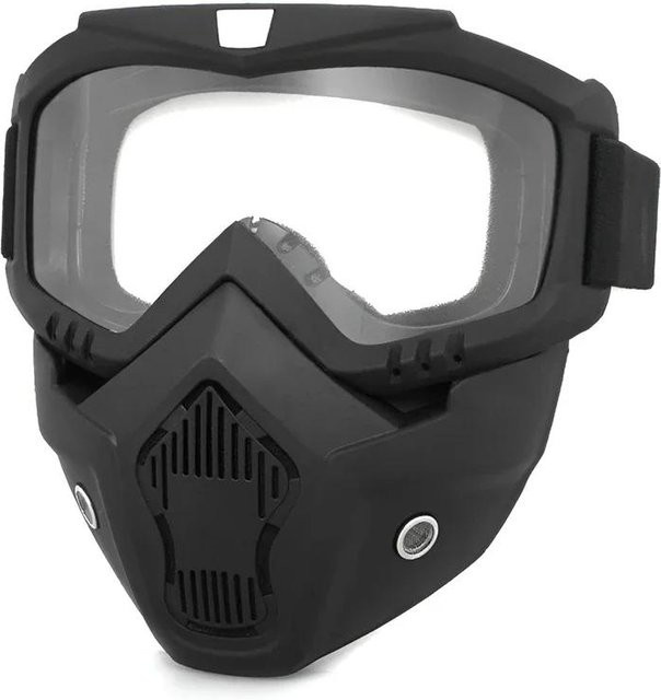 SafeWear Schweißbrille mit automatischer Dimmung durch Solarenergie für WIG- und Argon-Lichtbogen-Schweißen, Farbe Schwarz/Transparent - Bild 1