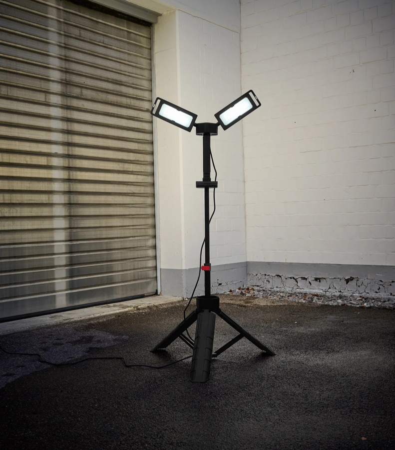 PARKSIDE PERFORMANCE LED Arbeitsstrahler 2x50W mit Stativ, Schwarz - Bild 2