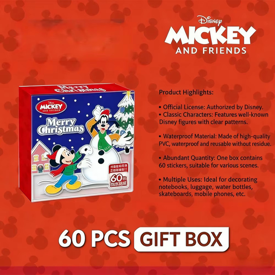 Disney Frozen Mickey Toy Story Zootopia Cartoon-Aufkleber, 60-teiliges Set - Bild 2