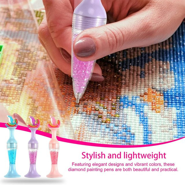 Punkt Bohrer Stift für DIY Strass Malerei und Kreuzstich aus Kunststoff für runde und quadratische Steine - Bild 1