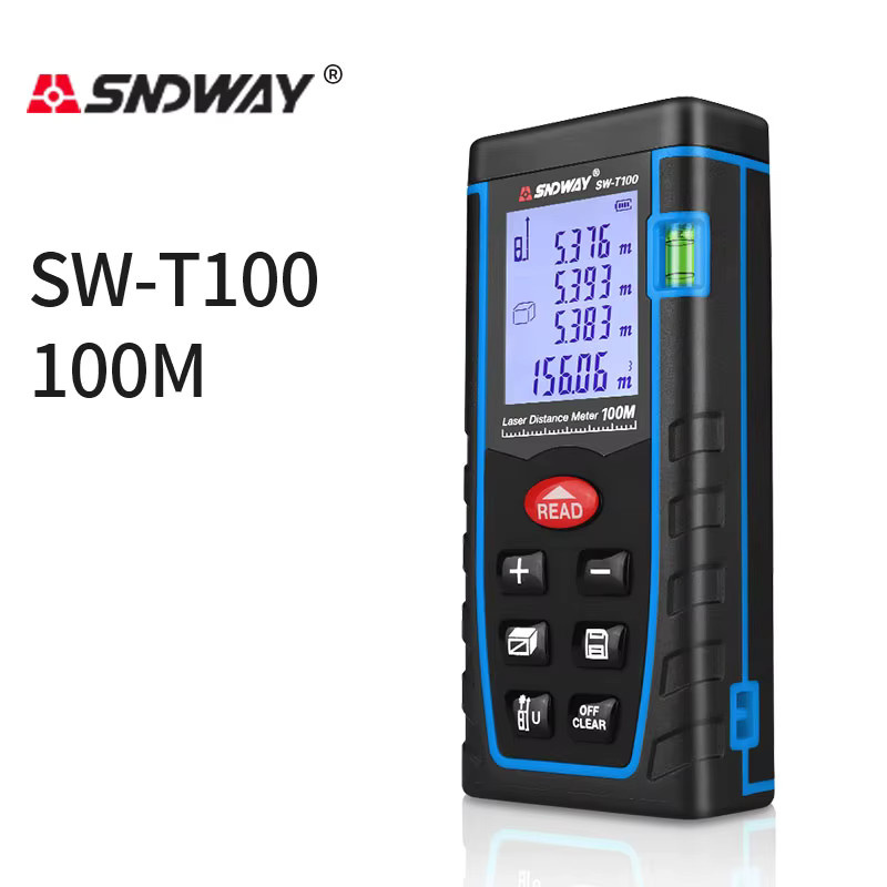 Sndway Laser-Entfernungsmesser SW-T100 in Schwarz mit 100m Reichweite - Bild 5