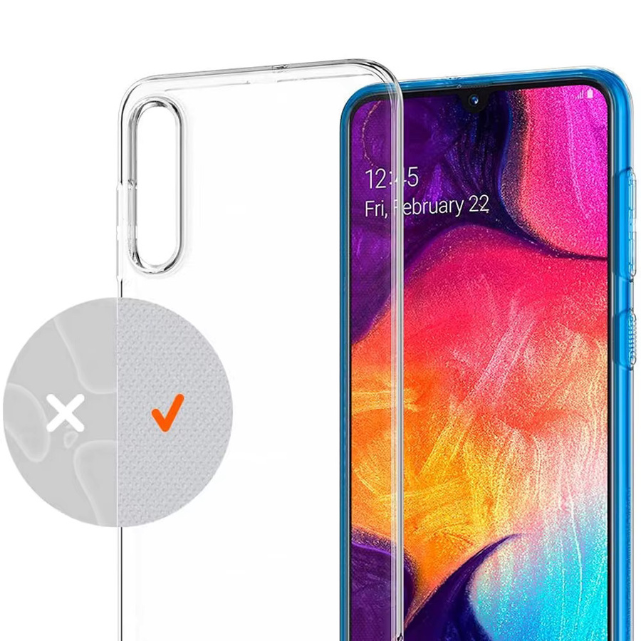 Transparente Silikon Handyhülle für Samsung Galaxy A10, A10S, A20, A20S, A20E, A30, A40, A30S, A50, A50S, A70 Soft Back Cover - Bild 4