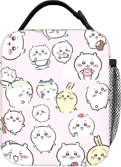 Bandai Chiikawa Cartoon Isolierte Lunchtasche als Kühltasche und Brotdose in Mehrfarbig - Bild 1