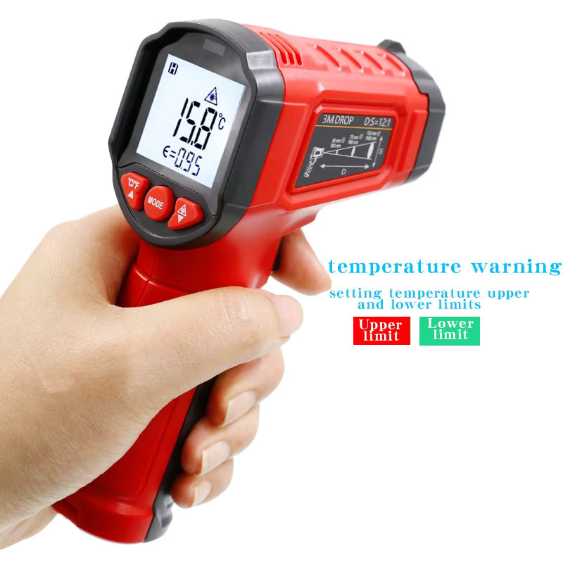 HYTAIS TS600 Infrarot Thermometer, tragbares hochpräzises elektronisches berührungsloses Temperaturmessgerät für industrielle Anwendungen - Bild 3