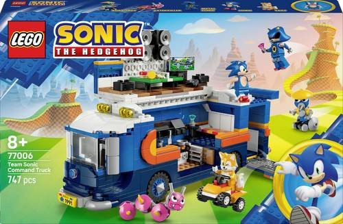 LEGO Sonic the Hedgehog Team Sonics Kommando-Truck Konstruktionsspielzeug ab 8 Jahren - Bild 1