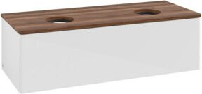 V&B Waschtischunterschrank Antao mit Beleuchtung, Farbe Weiß, B/T/H: 120 x 50 x 36 cm - Bild 1