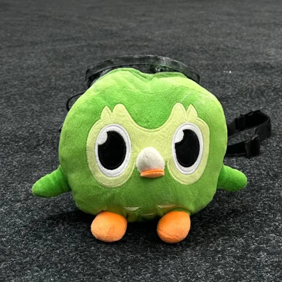 Bandai Duolingo Duo Eulen-Plüschtier, Grün, Plüsch / Textil - Bild 4