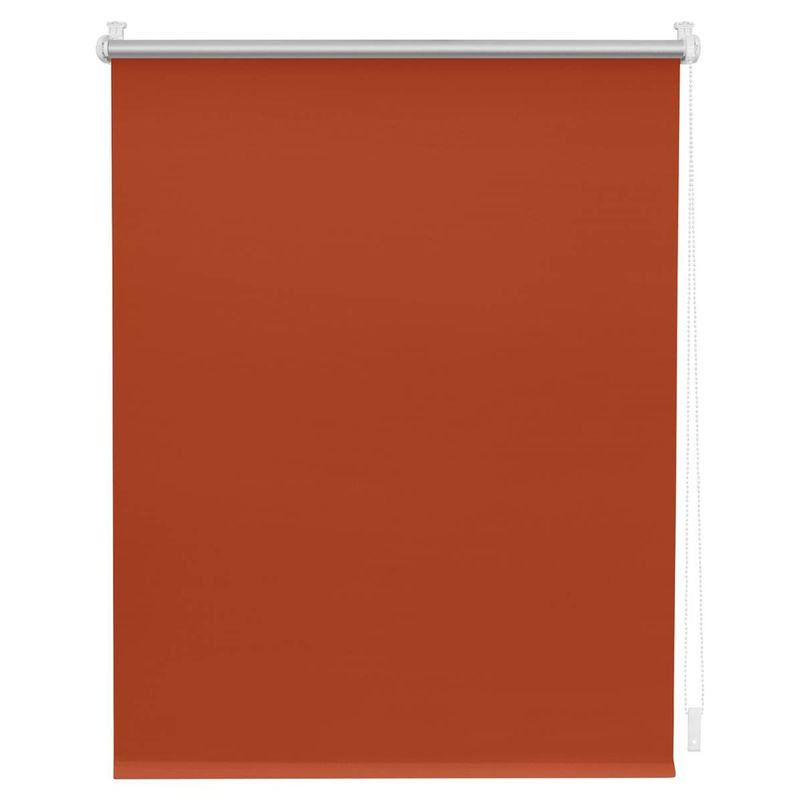 LICHTBLICK Thermo Klebe- und Klemmrollo Verdunklungsqualität in Terracotta, B/H: 85 x 150 cm - Bild 2