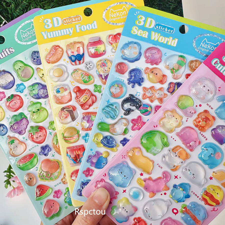 Charile Meerestier-Relief-Aufkleber, 3D Puffy Sticker - Bild 2