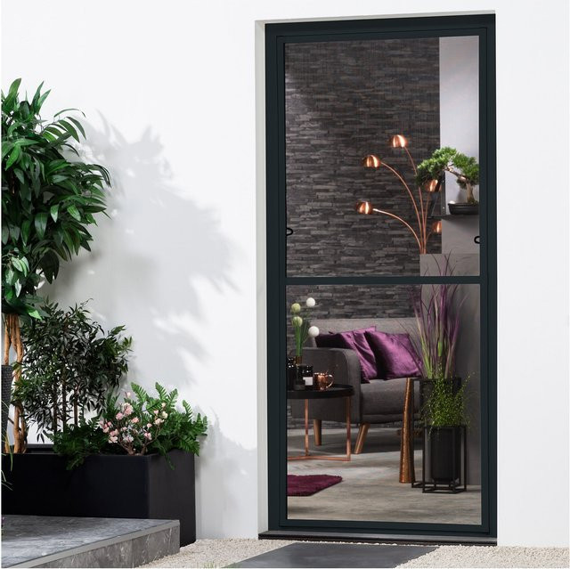 Insektenschutz-Fensterbausatz XL MASTER SLIM von Hecht International aus Aluminium in Anthrazit, Breite: 130 cm, Höhe: 220 cm - Bild 1