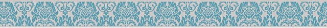 A.S. Création selbstklebende Bordüre Ornament in Weiß-Blau - Bild 1