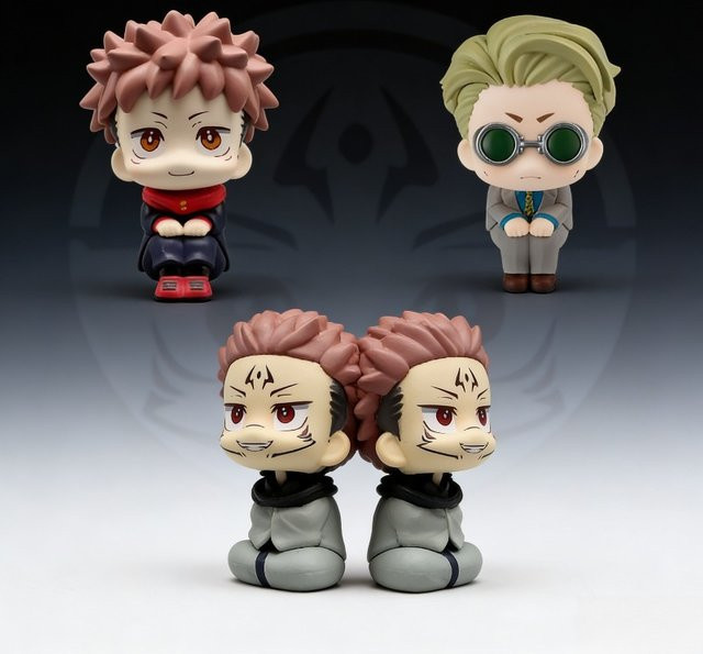Bandai Jujutsu Kaisen Chibi Big Head Figur, Sammler-Puppe - Bild 1