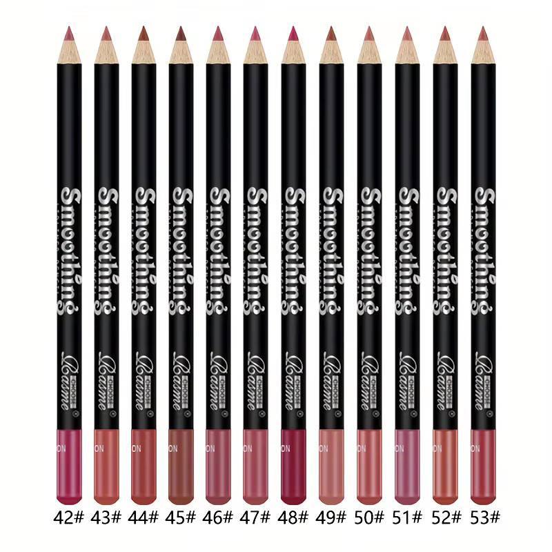 CHOOSE RASME Lippenkonturenstift-Set, 12 Farben, Matt, Nude Braun Rosa - Bild 6