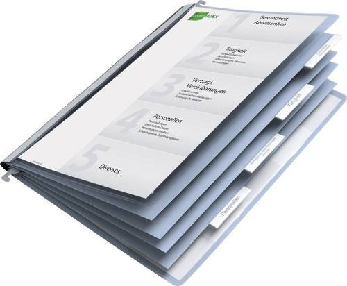 Durable Personalhefter A4 mit 5 Fächern in Blau und Transparent - Bild 1