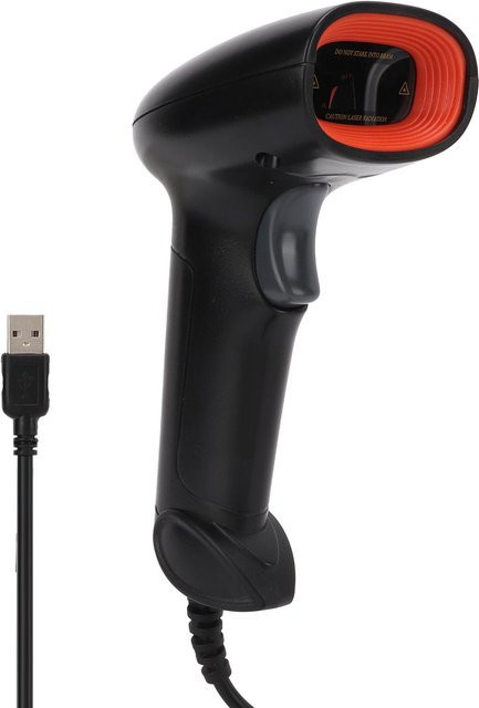 Painter 1D Handheld Barcode-Scanner USB-kabelgebundene Scanpistole in Schwarz - Bild 1