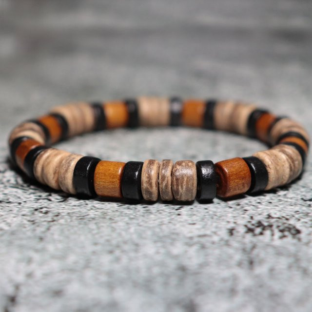 Noter Armband, Holz, Herren, Bunt - Bild 1