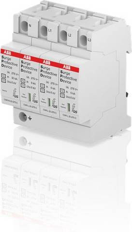 ABB 2CTB803873R1200 OVR T2-T3 N3 20-275 P QS Überspannungsschutz-Ableiter 5 kA in Weiß - Bild 1