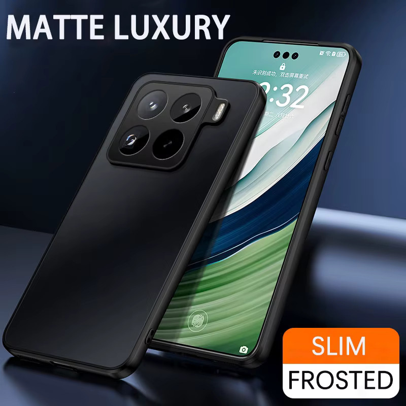 Schützende Business-Handyhülle aus hartem Acryl mit mattem AG-Finish für Motorola Moto Edge 40 50 60 60S 70 Neo Fusion Ultra in Schwarz - Bild 1