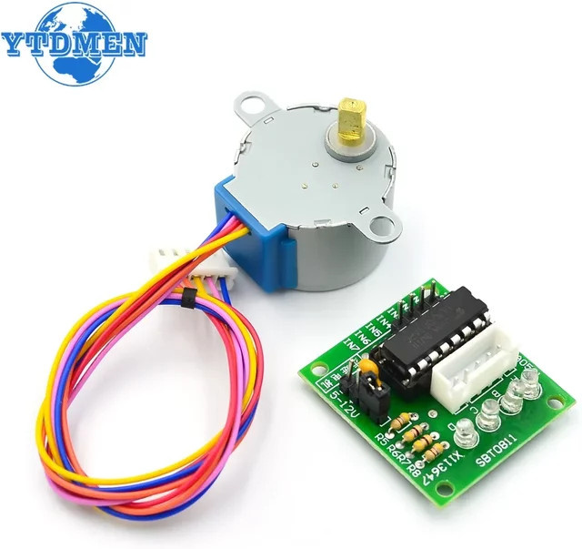 YTDMEN 28BYJ-48 5V Schrittmotor mit ULN2003 Treiberprüfmodul und Treiberplatine für dein Arduino DIY Kit - Bild 1