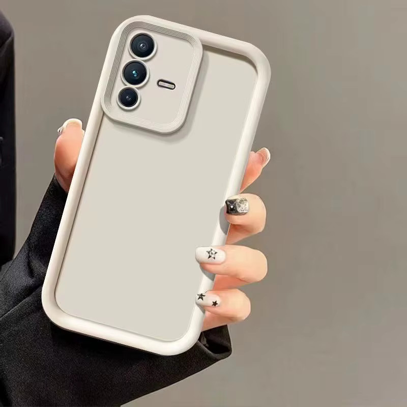 EUCAGR Schutzhülle für vivo V23 5G in Rot mit mattem Soft-Touch-Finish - Bild 3