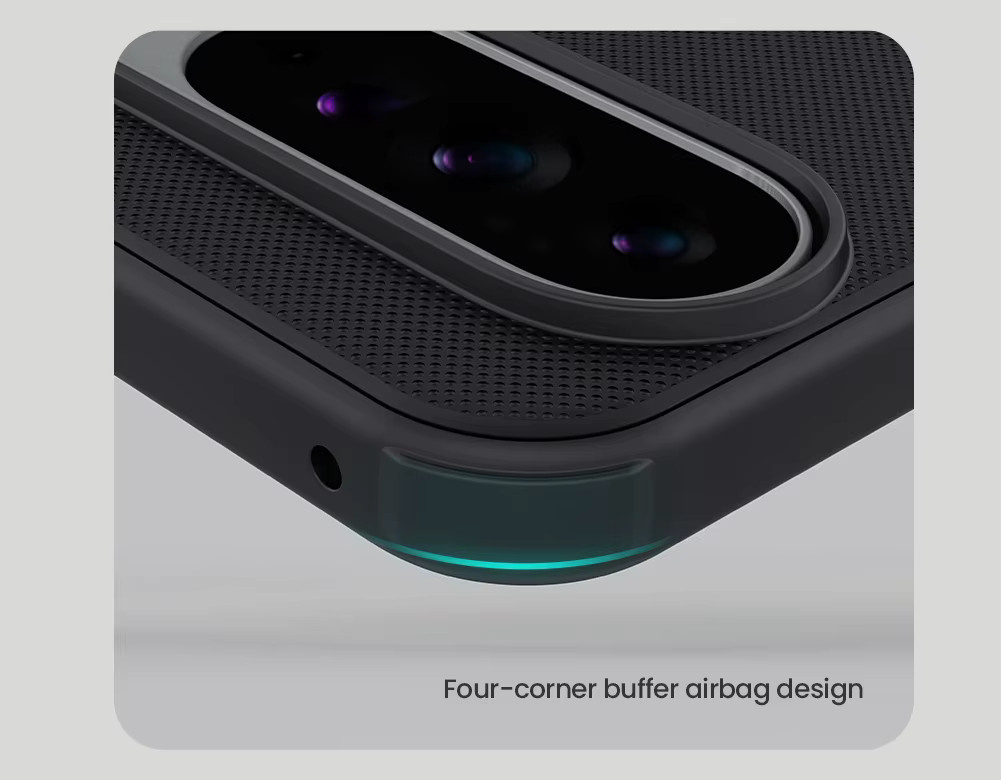 Nillkin Frosted Pro Schutzhülle für Google Pixel 10 Pro XL, 10 Pro, 10, 9 Pro XL, 9 Pro, 9 in Schwarz mit 360 Vollmatte Rückseite und Soft Frame Protection - Bild 3