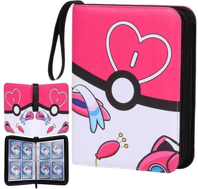 Bandai Pokémon Kartenbinder, Rosa / Pink - Bild 1