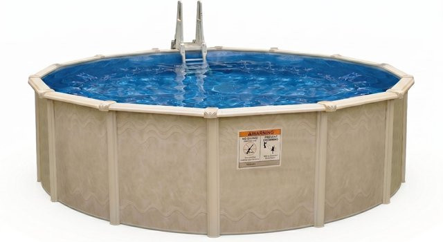 Interline Stahlwandpool Century Rund Durchmesser: 5,50 m, Tiefe: 1,32 m Basis Set - Bild 1