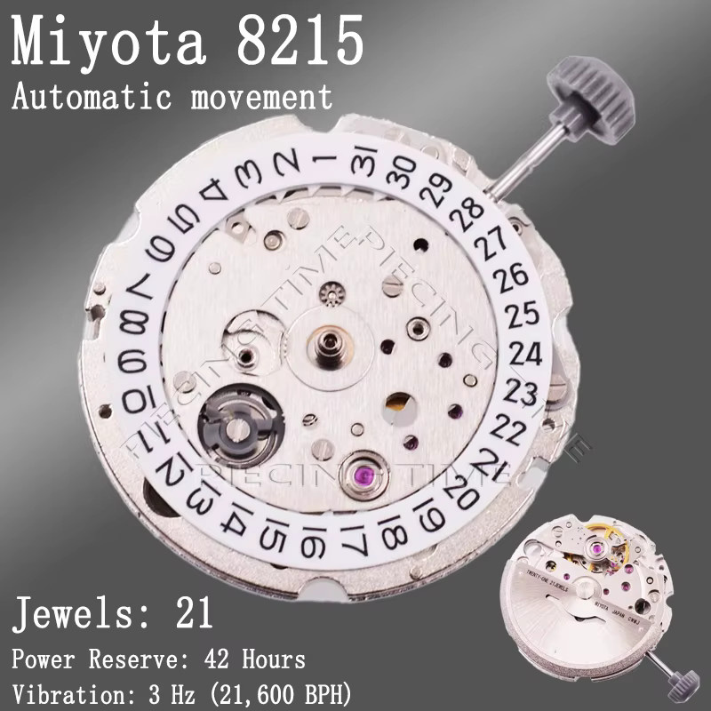 Miyota Automatikwerk, Herren, Silber - Bild 2
