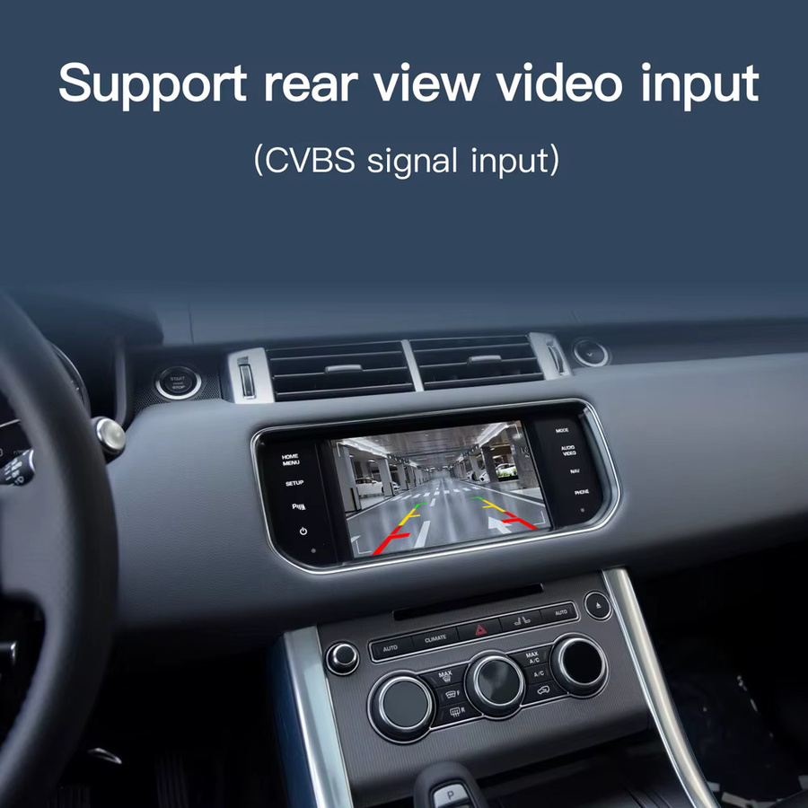 CARABC Wireless CarPlay und Android Auto Mirroring Decoder in Schwarz passend für Land Rover und Jaguar Bosch Discovery4 Evoque Freelander2 XE XF XJL - Bild 2
