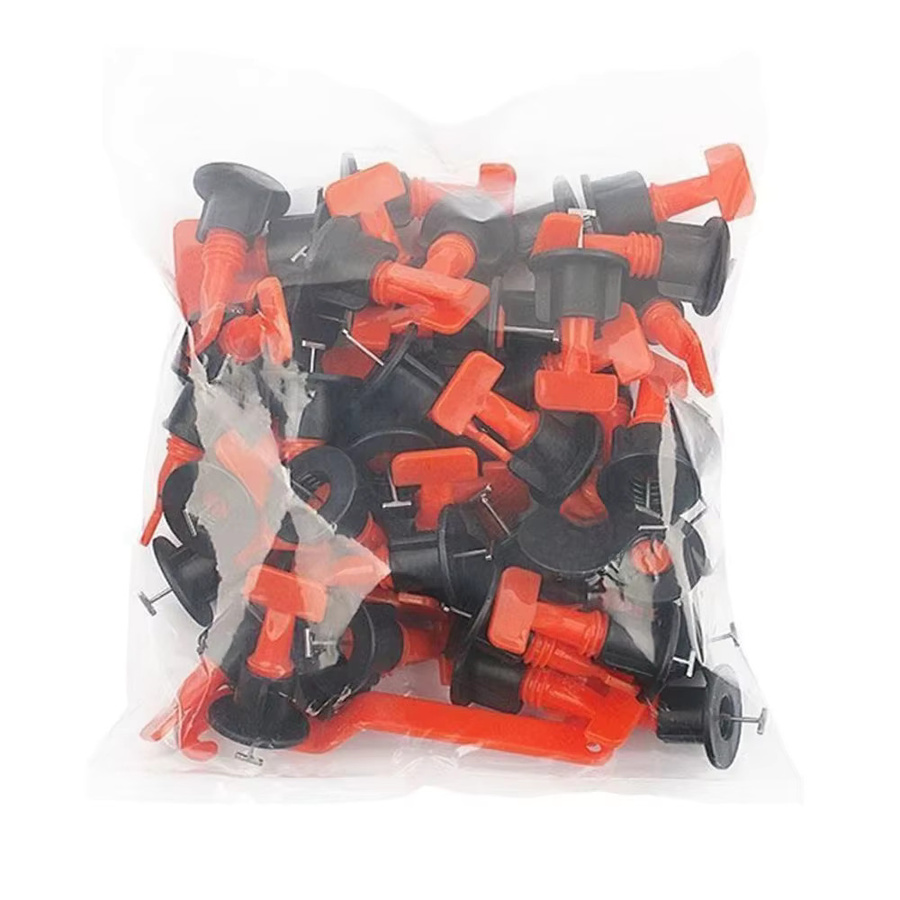 Bauwerk 51-teiliges Bodenfliesen Nivellierung System Kit mit Clips und Spacern für die Verlegung von Porzellan und Keramik sowie zur Wandbefestigung - Bild 6