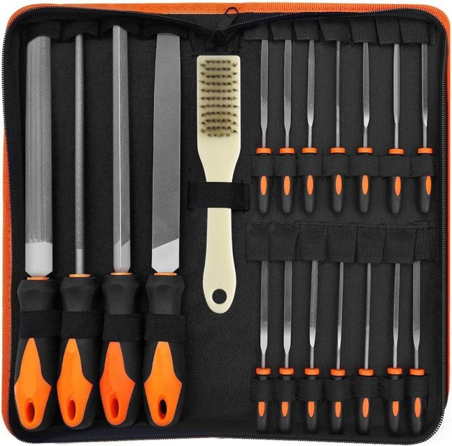 WOZOBUY 19-teiliges Metallfeilen-Set aus legiertem Stahl mit Präzisions-Holzgriffen in Multicolour - Bild 1