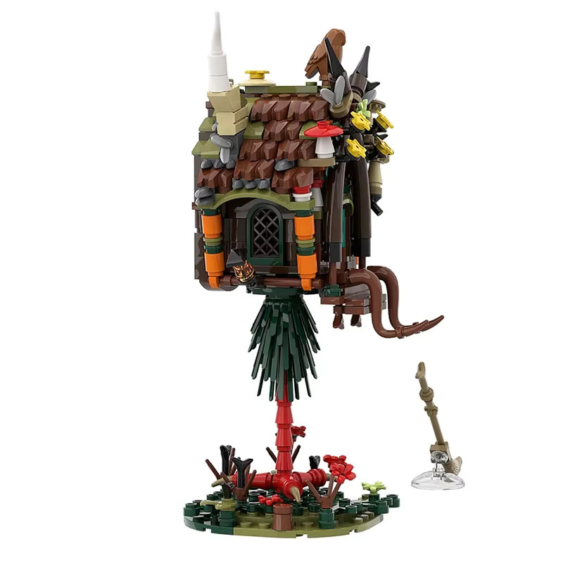 Gobricks Baba Yaga Hütte Oma Yaga, Konstruktions-Bausteine, Fantasy - Bild 2