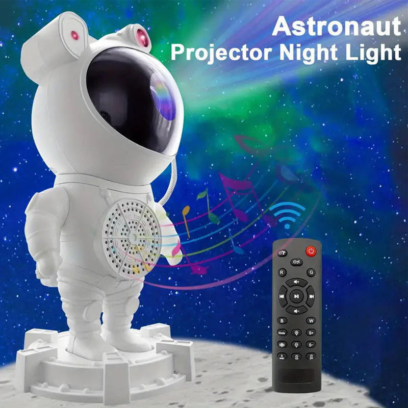 Sternennacht-Projektionslampe Raumfahrer Plug-in Tischlampe in Weiß - Bild 5