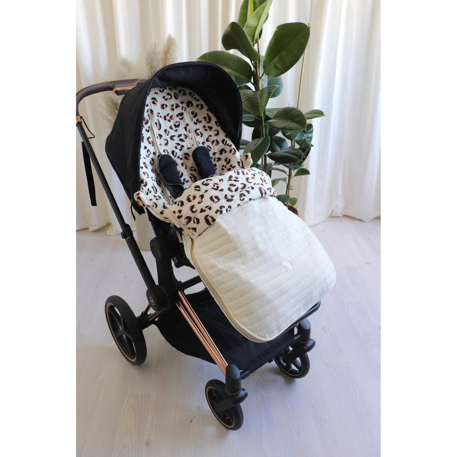 Kaiser Sommerfußsack Windy aus Muslin für Buggy und Kinderwagen in Sand/Beige - Bild 2