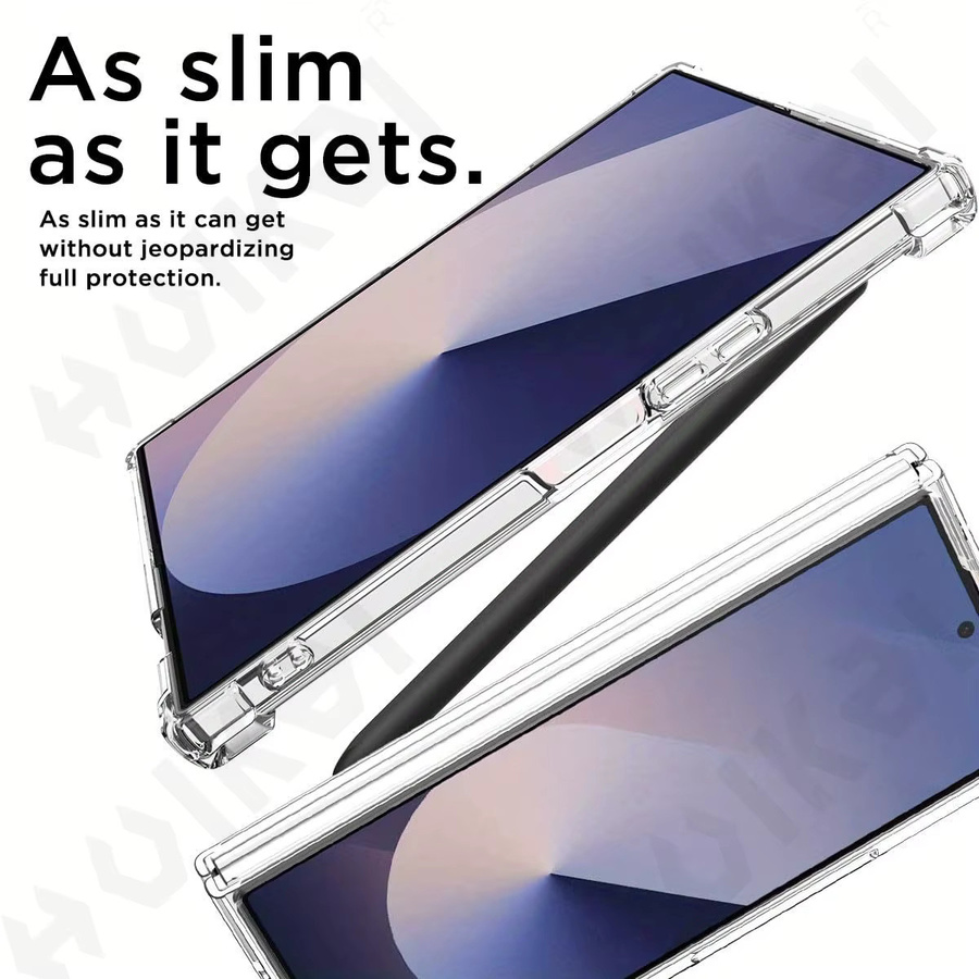 Stoßfeste MagSafe Schutzhülle für Samsung Galaxy Z Fold (kompatibel mit Fold 8, 7, 6, 5, 4, 3) aus transparentem TPU Silikon - Bild 2