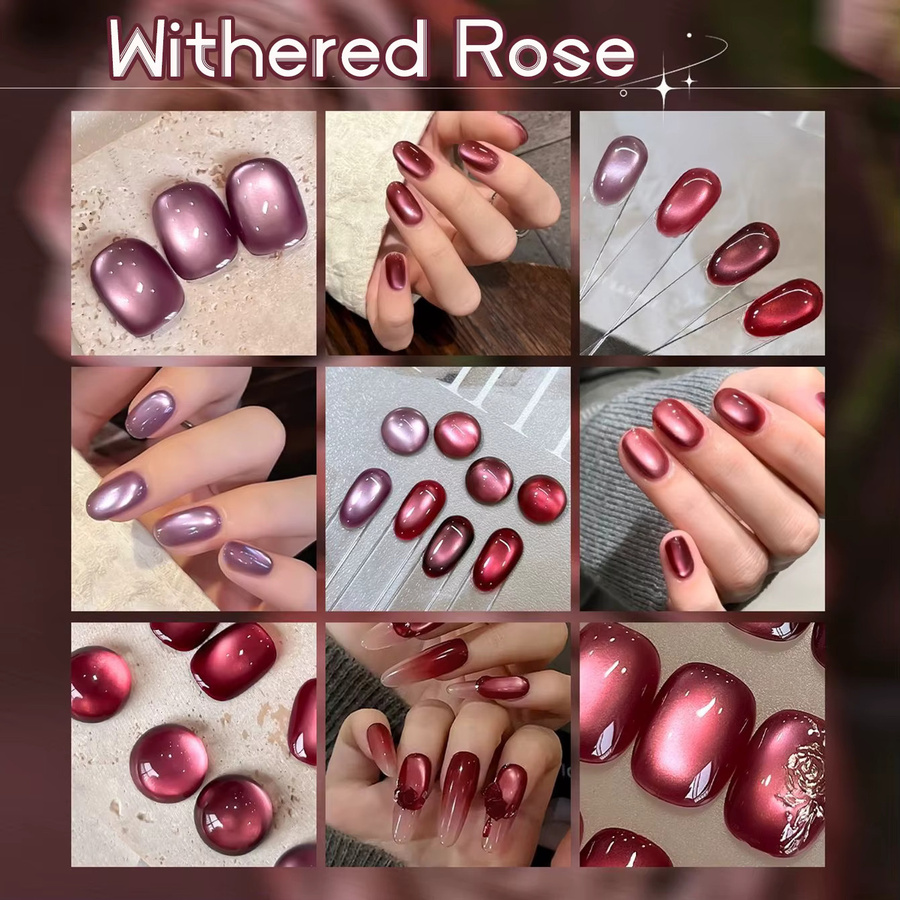 WS Gel-Nagellack, Rot-Violett - Bild 4