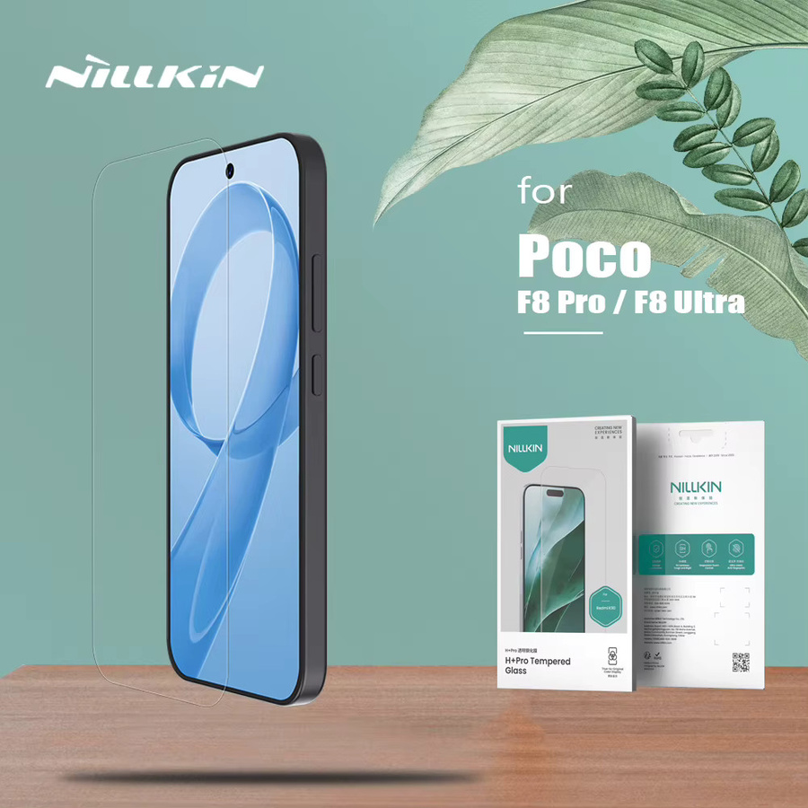 Nillkin Amazing H+PRO Displayschutz aus gehärtetem Glas für Xiaomi Poco F8 Pro und F8 Ultra, transparent, 2,5D Anti-Explosion Ultradünn 9H Sicherheit - Bild 3