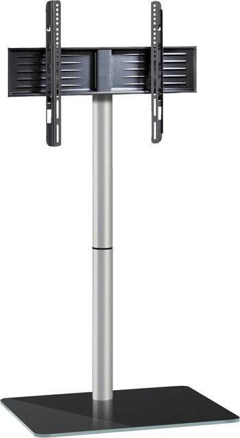 VCM Alani TV-Bodenständer aus Aluminium in Silber und Schwarzglas - Bild 1