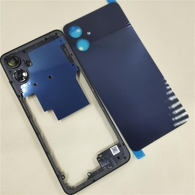 Samsung Galaxy A06 Ersatzgehäuse inklusive Mittelrahmen, Akkudeckel und Kameralinse in Schwarz - Bild 1
