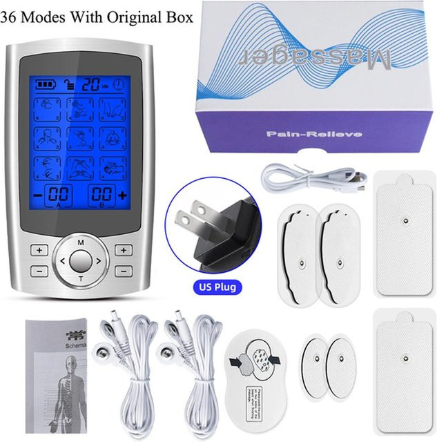 MONCLIQUE Elektrischer EMS-Muskelstimulator, Silber, Unisex - Bild 1