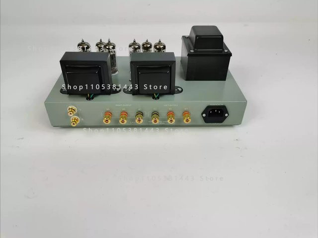 6F2 Push-Pull-Röhrenverstärker Kit mit 12W+12W und Vollbrückengleichrichtung in Grau - Bild 1