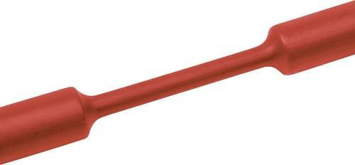HellermannTyton Schrumpfschlauch ohne Kleber Rot 18mm 6mm Schrumpfrate 3:1 Meterware - Bild 1