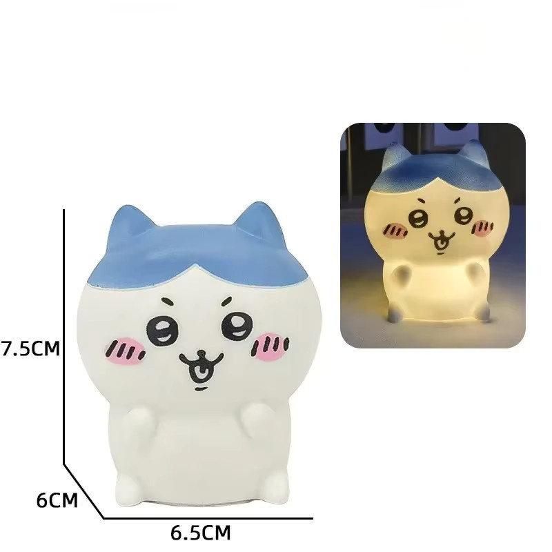 Bandai Chiikawa Anime LED-Nachtlicht Hachiware Usagi Hasenlampe in Multicolour - Bild 2