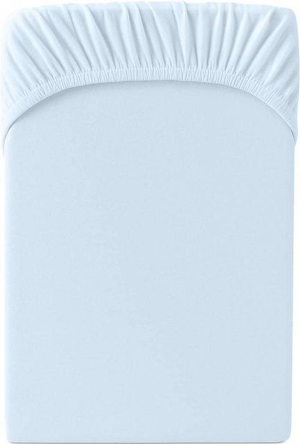 Hornisch HeimTex Spannbetttuch Edel-Jersey in Blau - Bild 1
